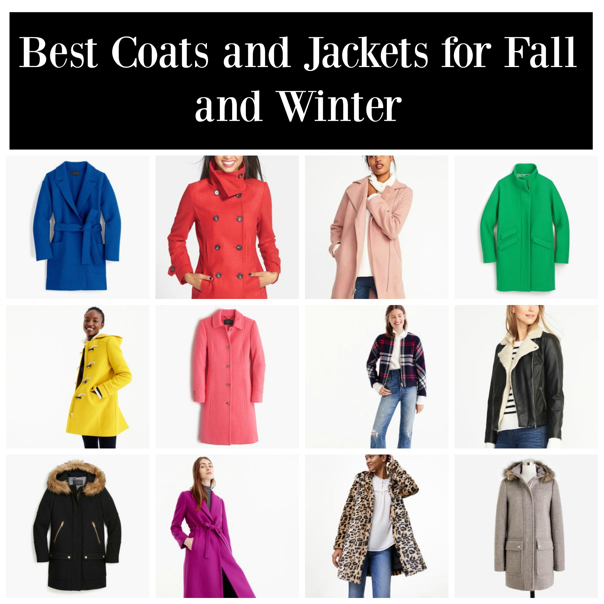 Best Coats and Jackets for Fall and Winter - Daily Dose of Style